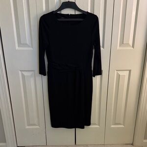 Talbots Classic Black Long Sleeve Dress